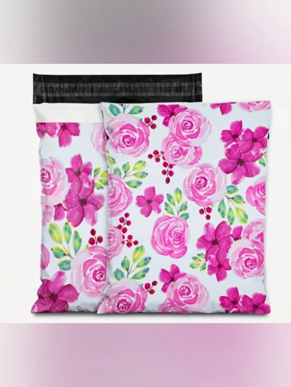 10 count 10x13 Floral Polymailers NWT